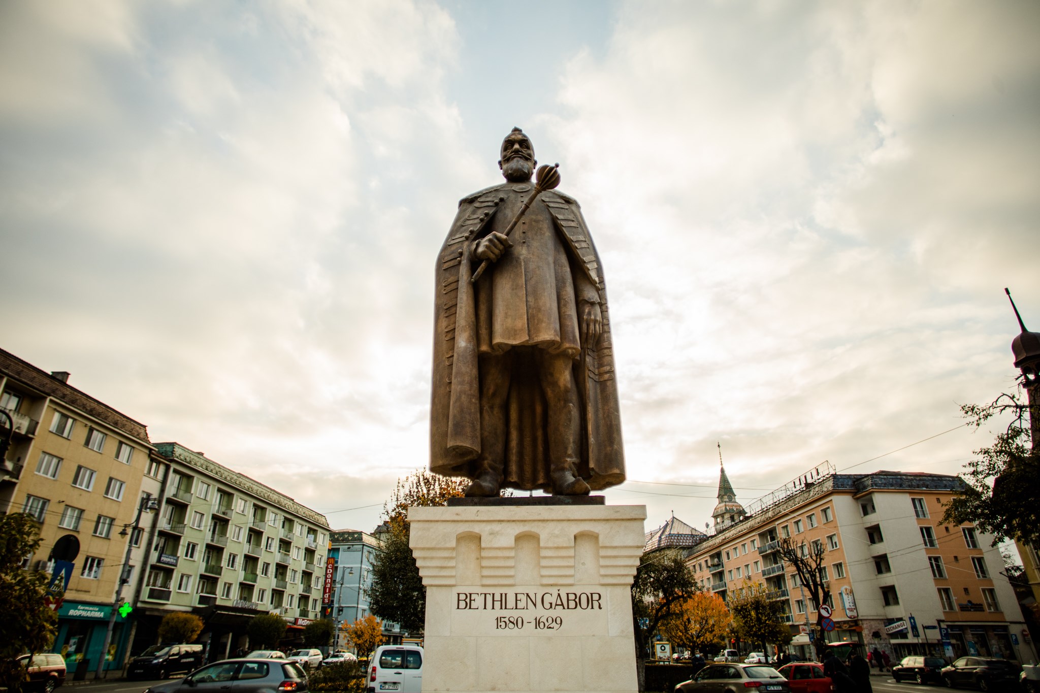 Inauguration de la statue du prince Bethlen de Transylvanie à Marosvásárhely Targu Mures
