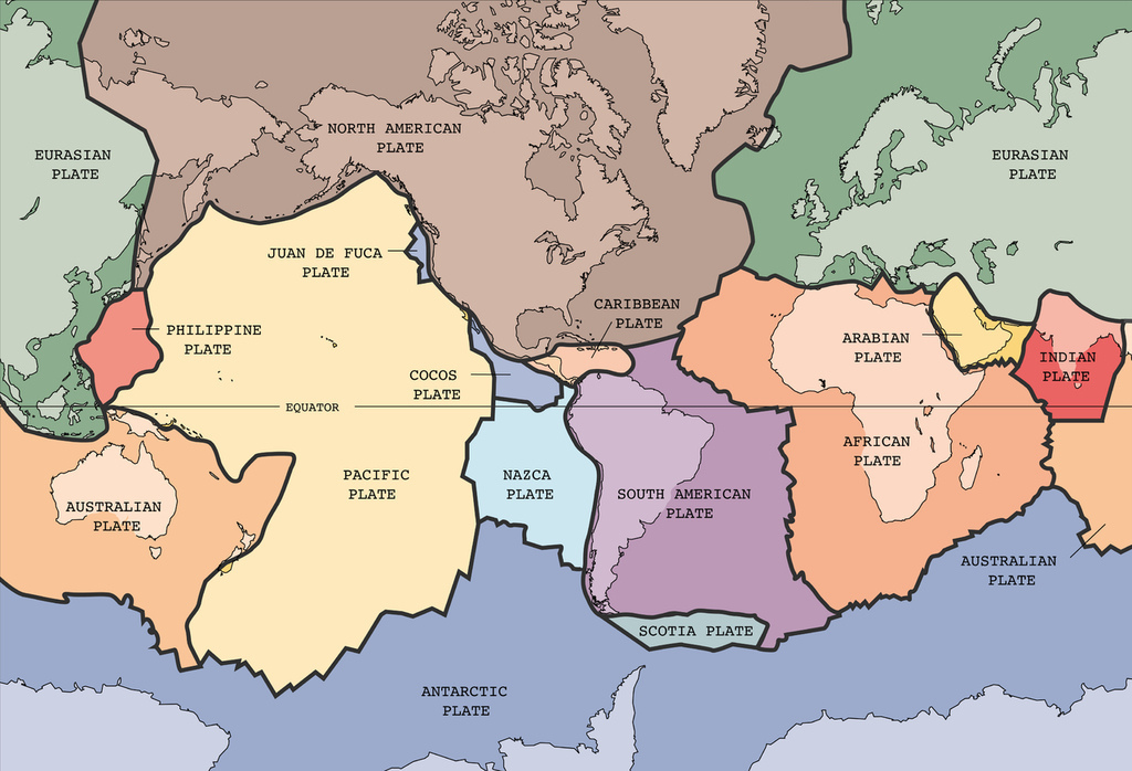 Tectonic Plates Kőzetlemezek