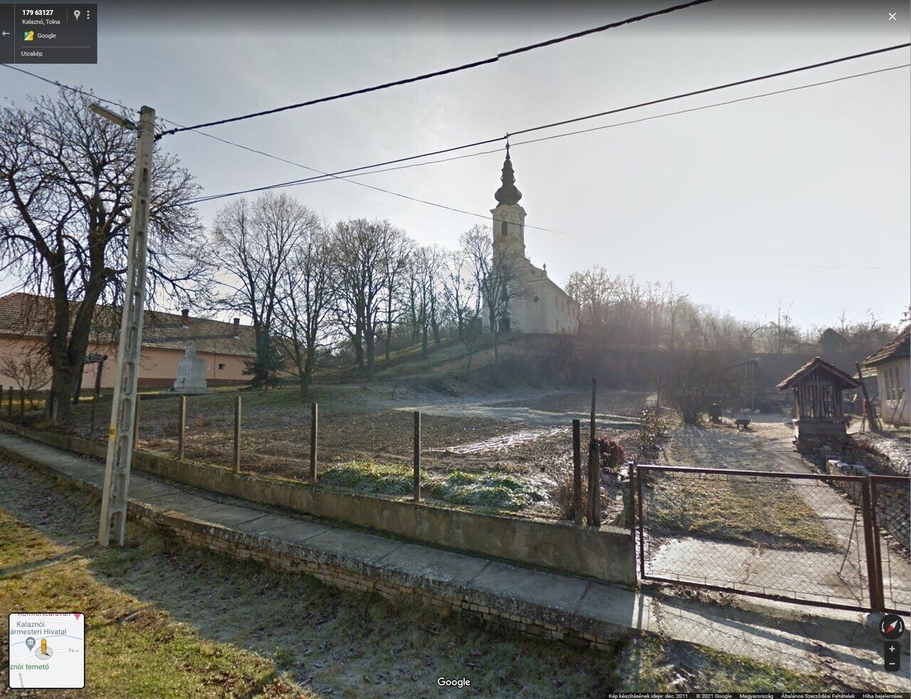 Město Kalaznó Vesnice Falu Templom Kostel Város