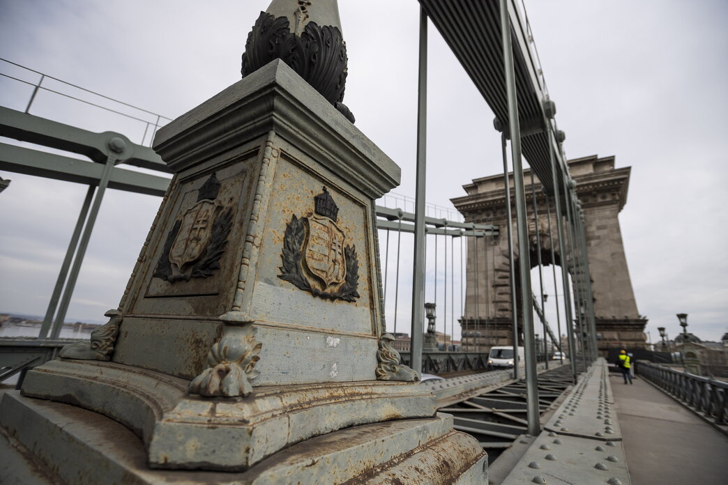 Chain Bridge Budapest Hungary