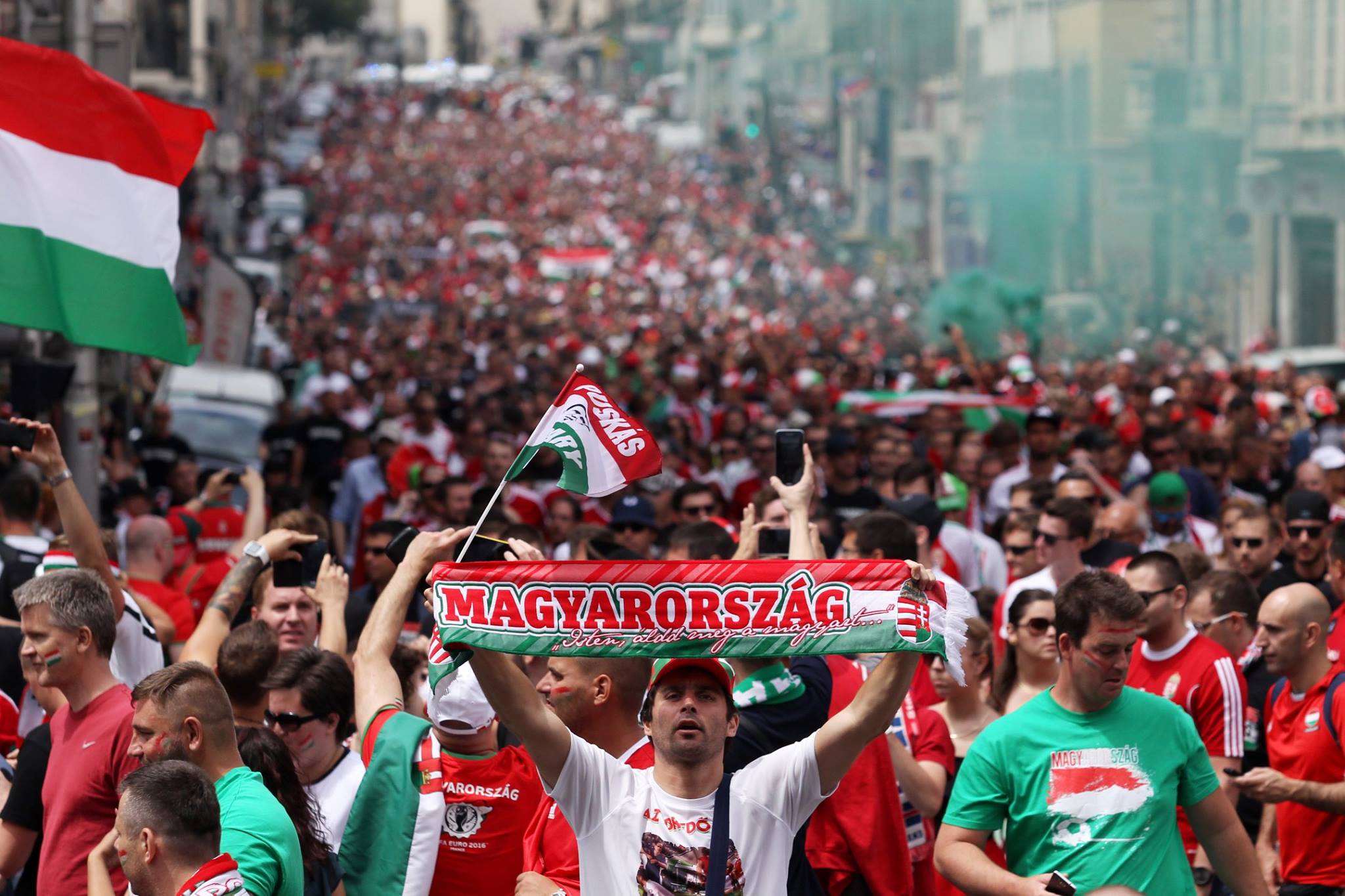 Hungary football fans