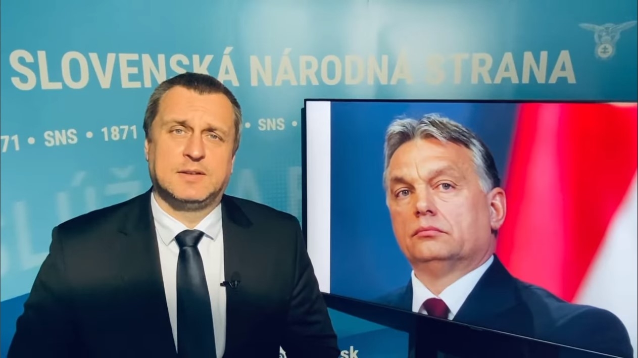 Slovak Szlovák SNS elnök Chairman Hungary Sputnik