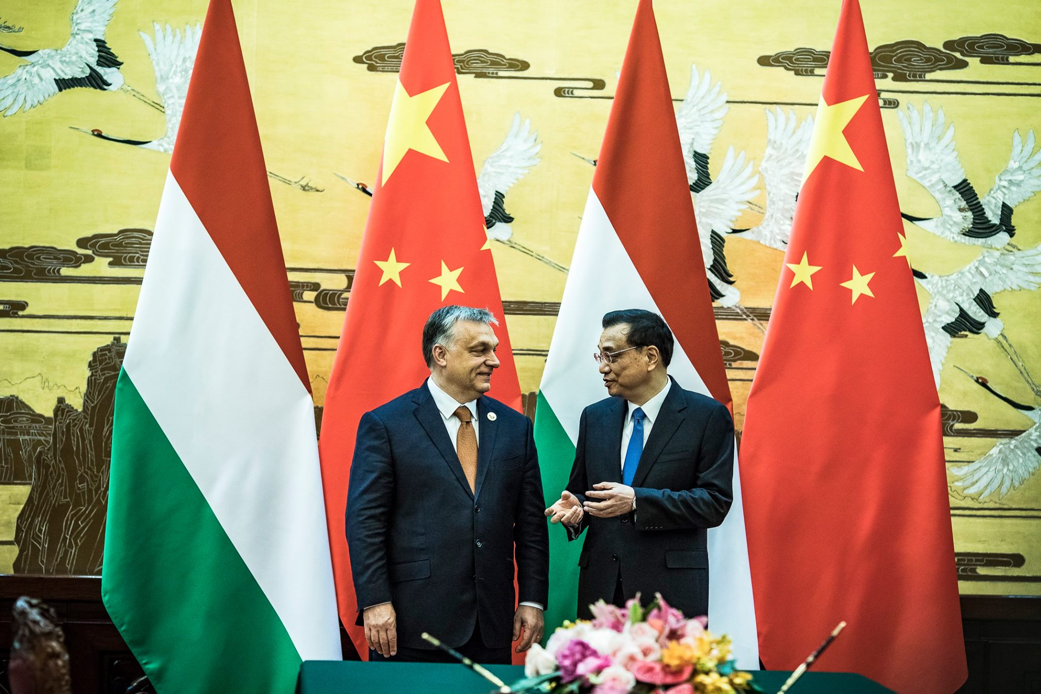 Orbán en Chine