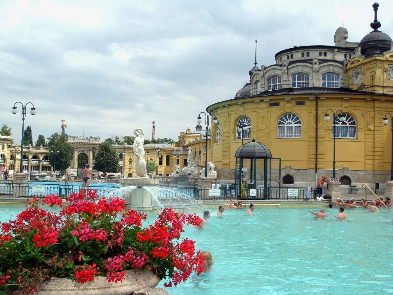 Budapešť Széchenyi Baths Termální lázně Gyógyfürdő