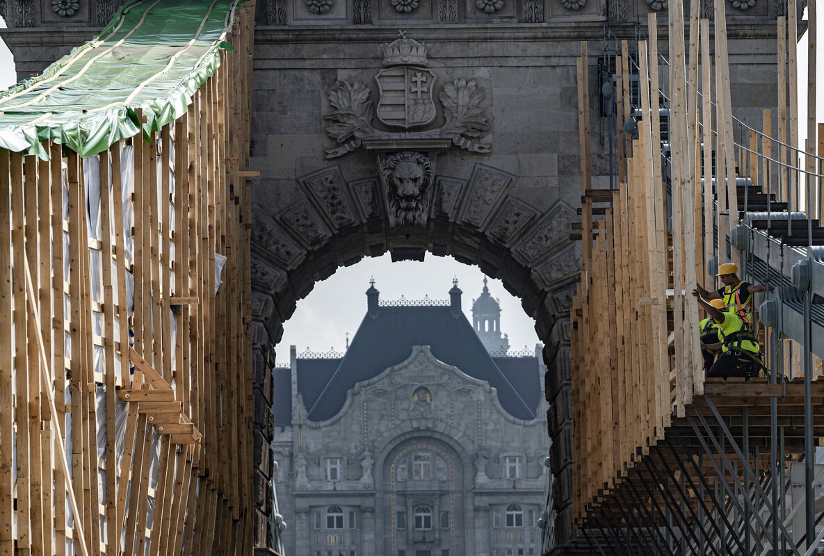 Hungary Chain Bridge Budapest