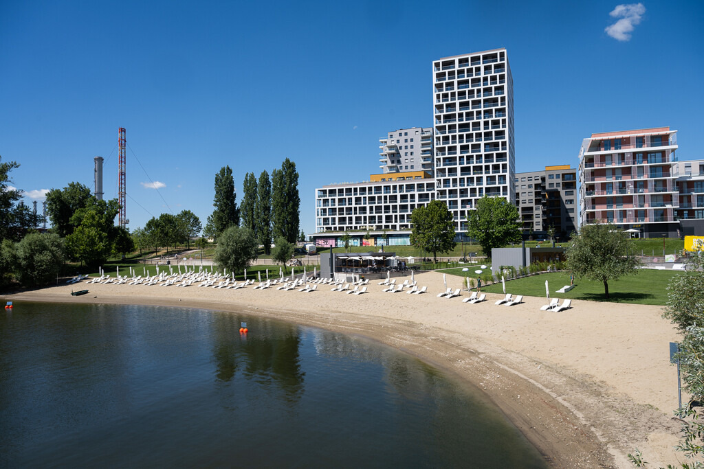 شاطئ الصيف في بودابست