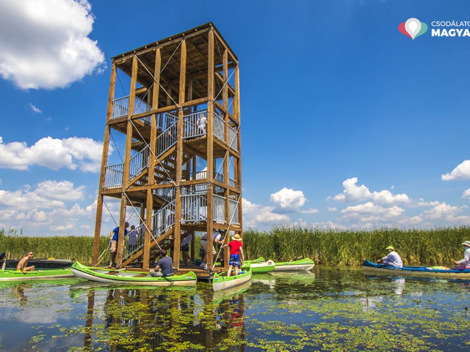 Bölömbika Lookout Tower-Lake Tisza-Hungary