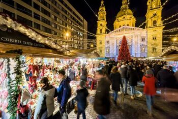Budapest Basilica Christmas fair