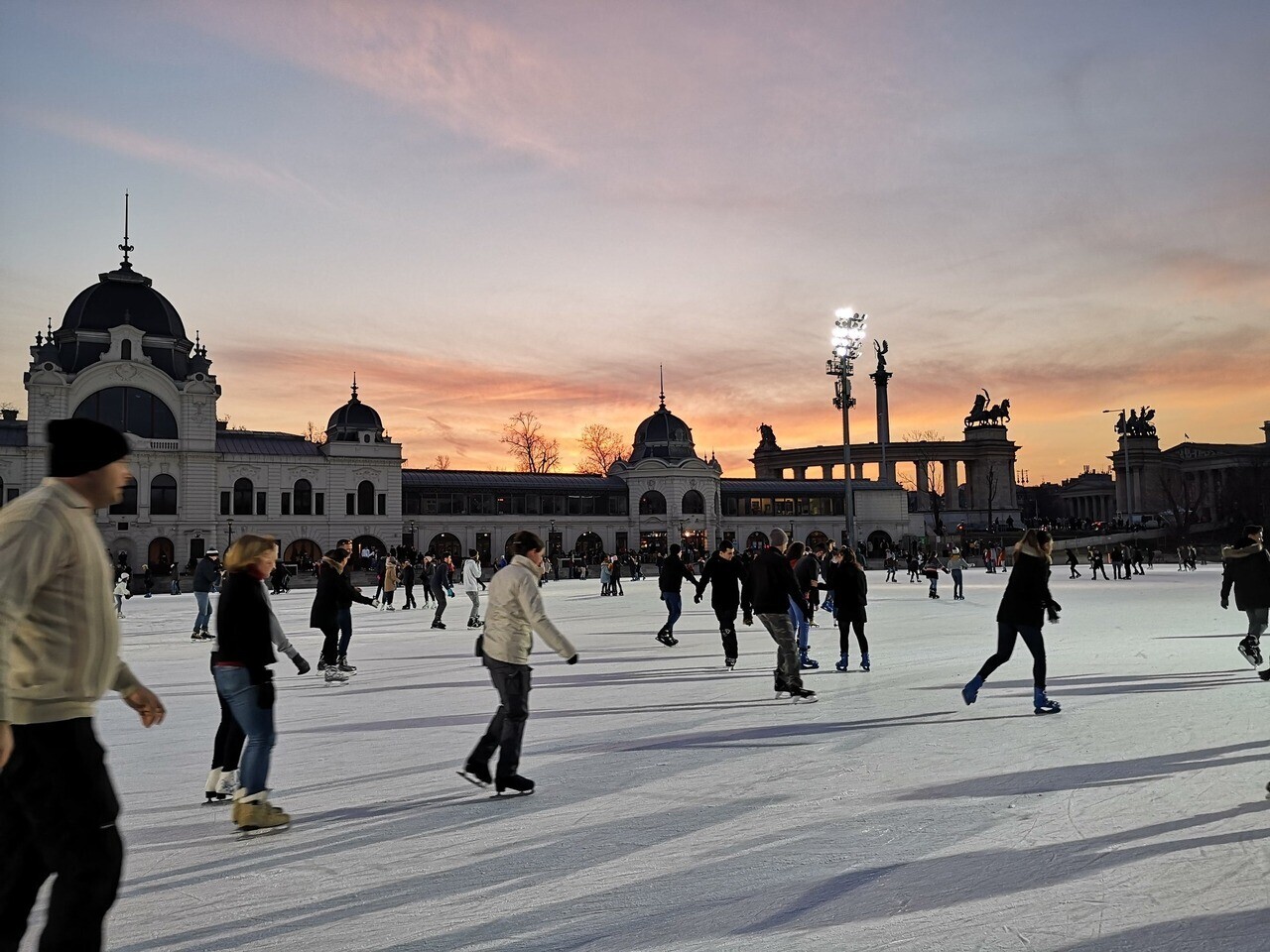 Budapest Park Ice Rink Ice-skating