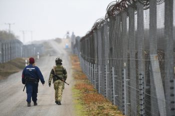 Hungarian Border Control Fence