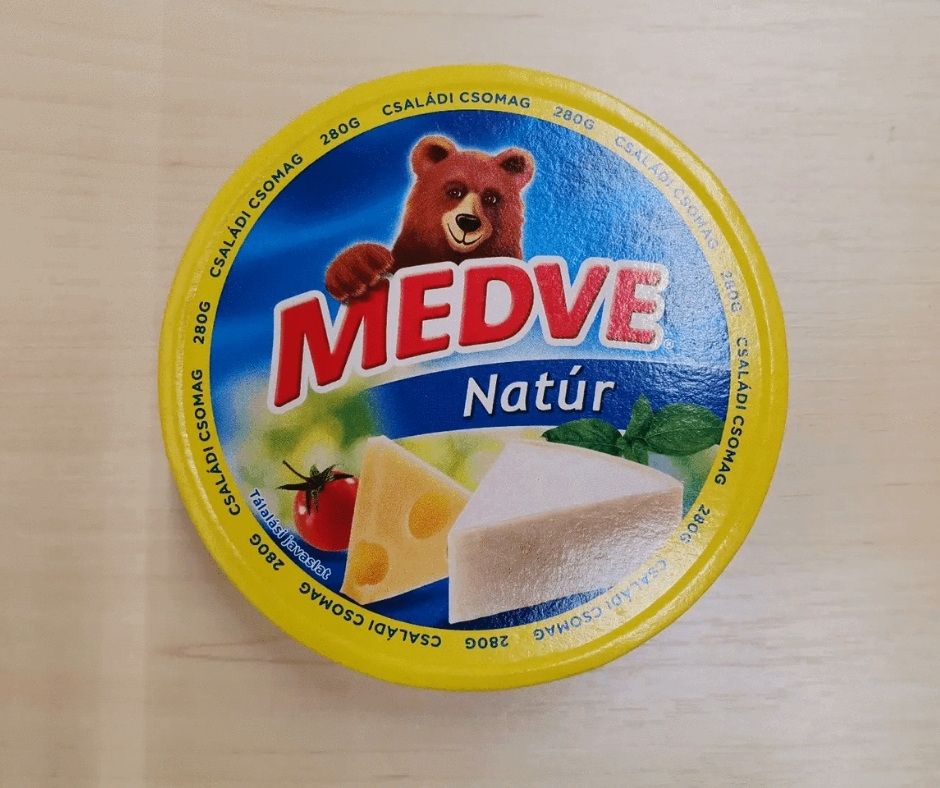 Hungarian cheese Medve cheese