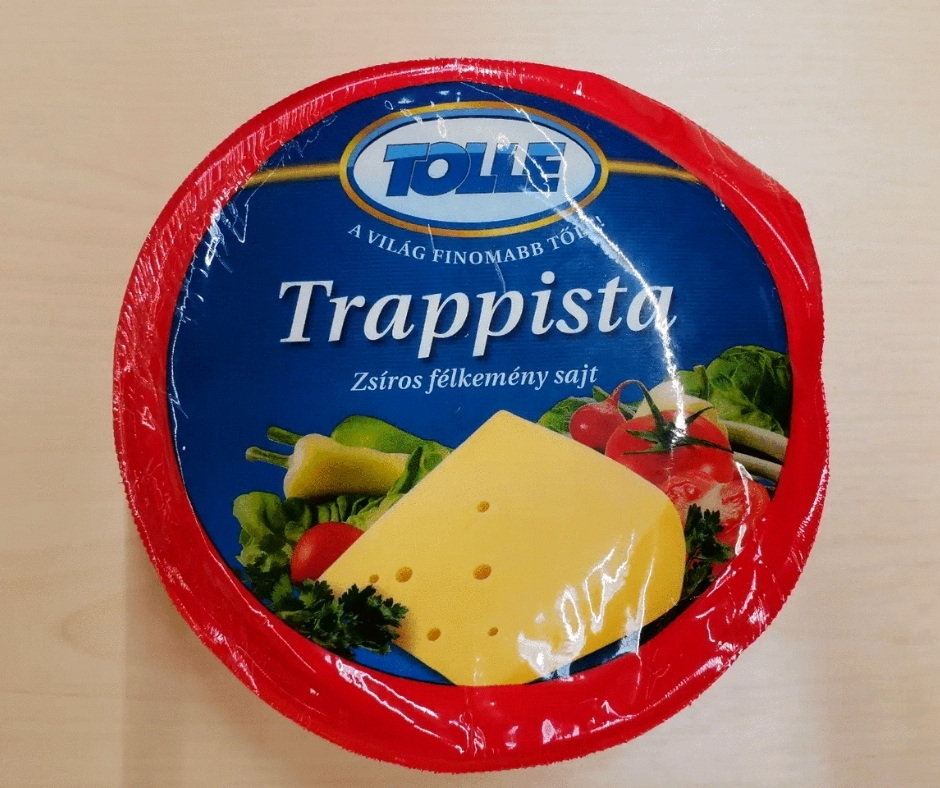 Hungarian cheese trappista cheese