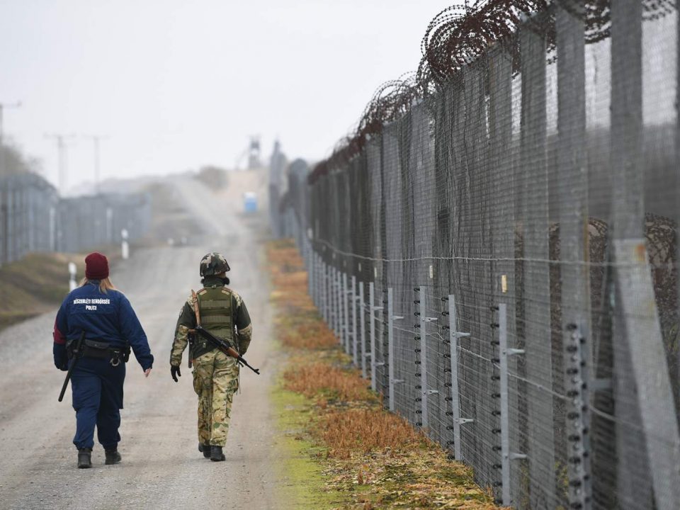 border fence Hungary serbia