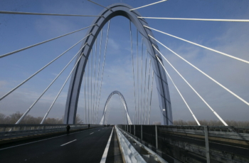Bridge Tisza river