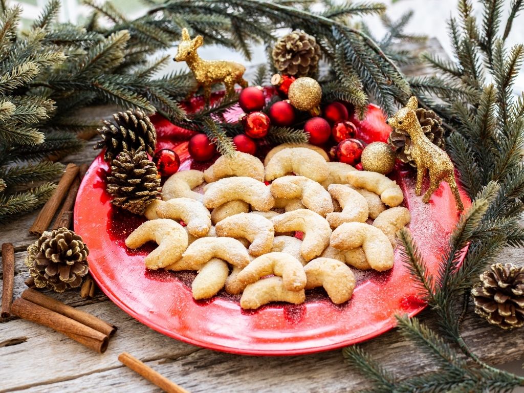 Snowy crescent Hokifli Recetas de galletas navideñas húngaras