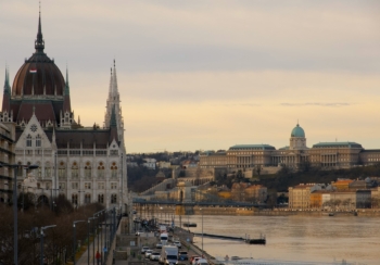 Maďarsko Budapešť Parlament Pevnosť Danoub Puda