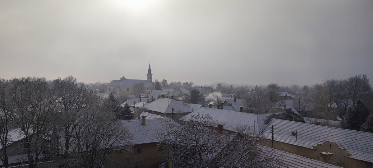 snow Bács-Kiskun county