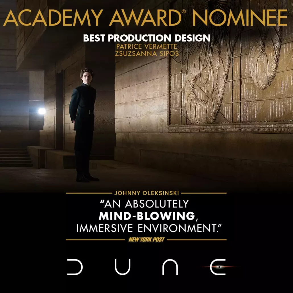 Dune movie Academy Award