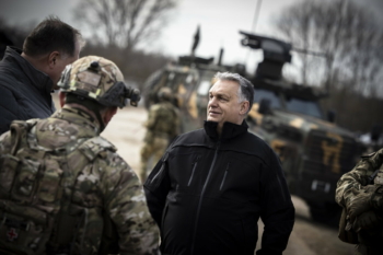 Hungarian Prime Minister Viktor Orbán Visits the Hungarian-Ukrainian Border