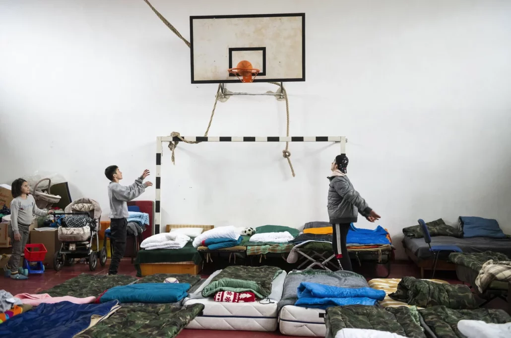 Basketball refugees Ukraine