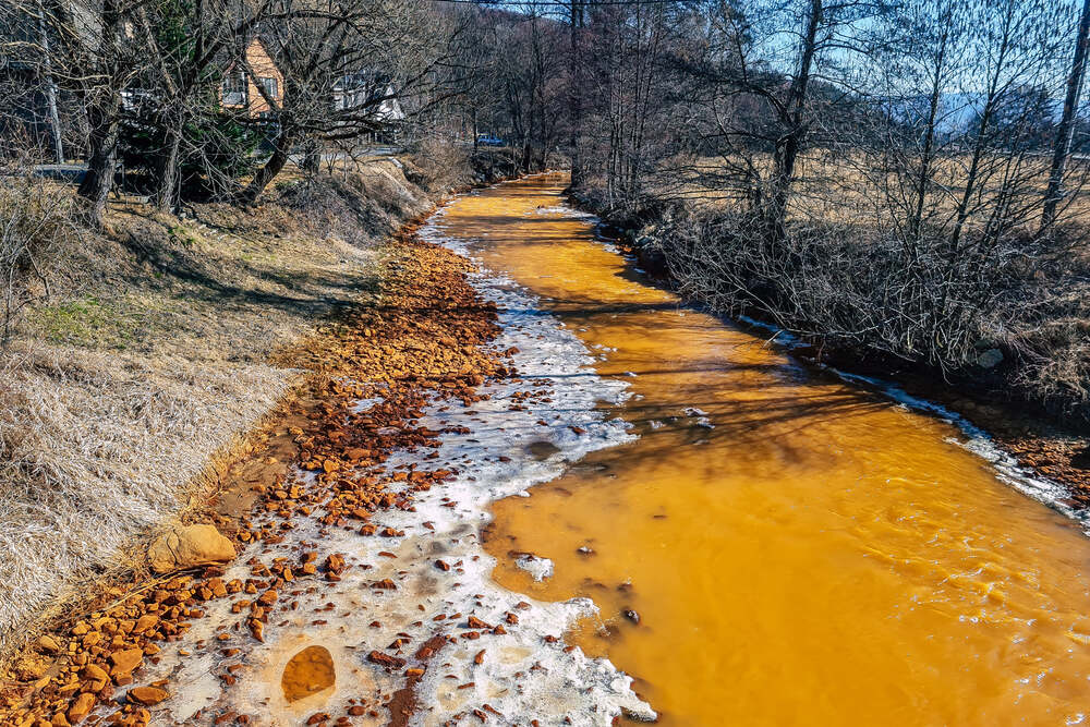 环境灾难河 Sajó 斯洛伐克 匈牙利