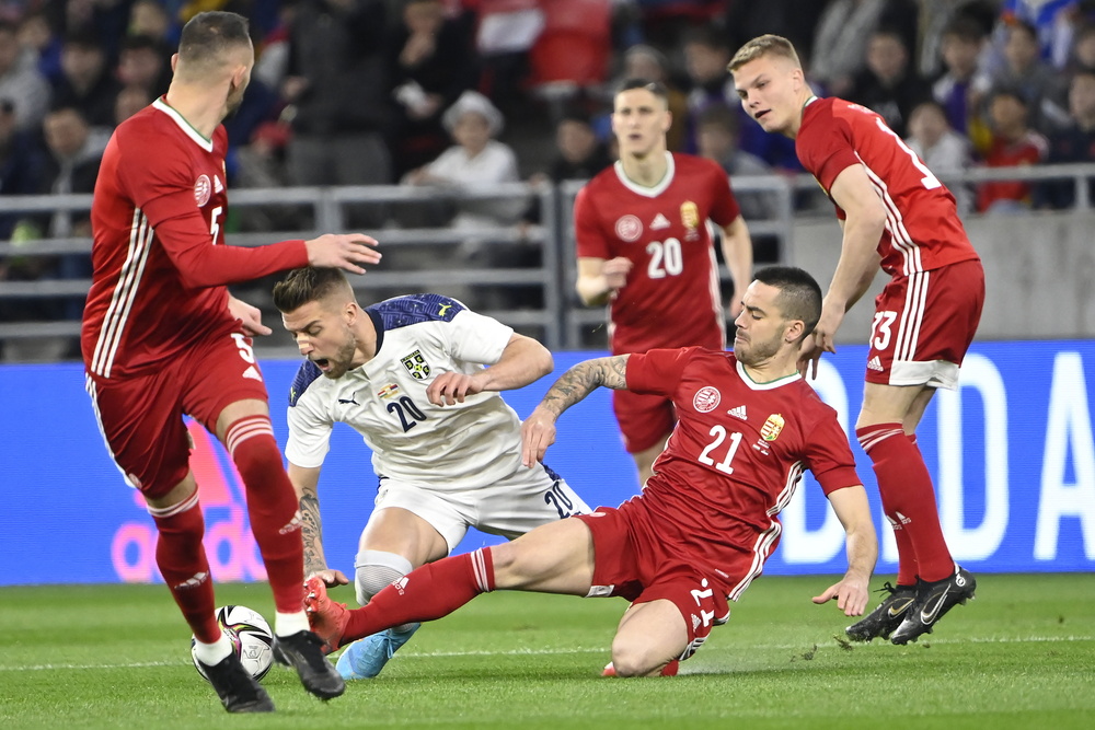 Ungheria calcio Serbia partita amichevole