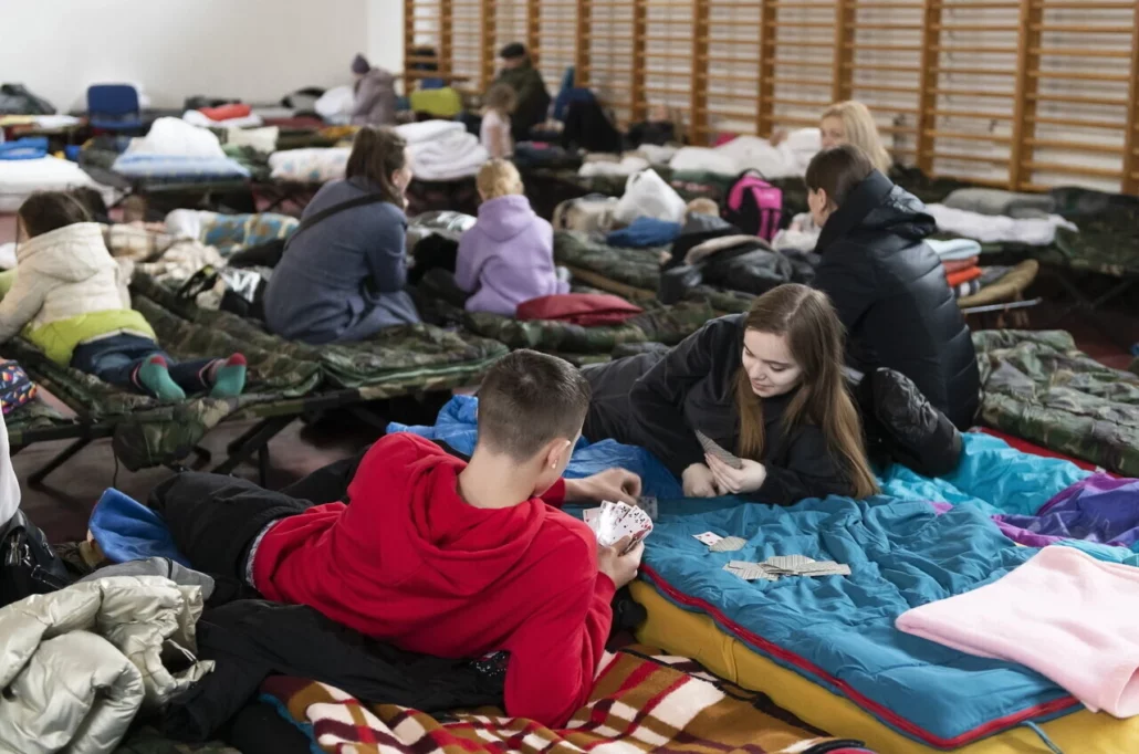 Ukraine Refugees in Beregsurány