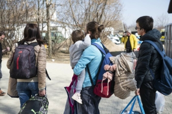 Ukrainian refugees in Hungary