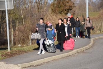 Refugees in Beregsurány