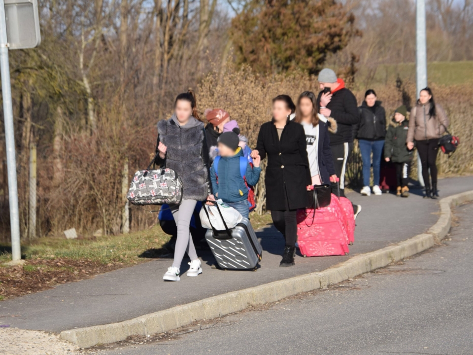 Refugees in Beregsurány