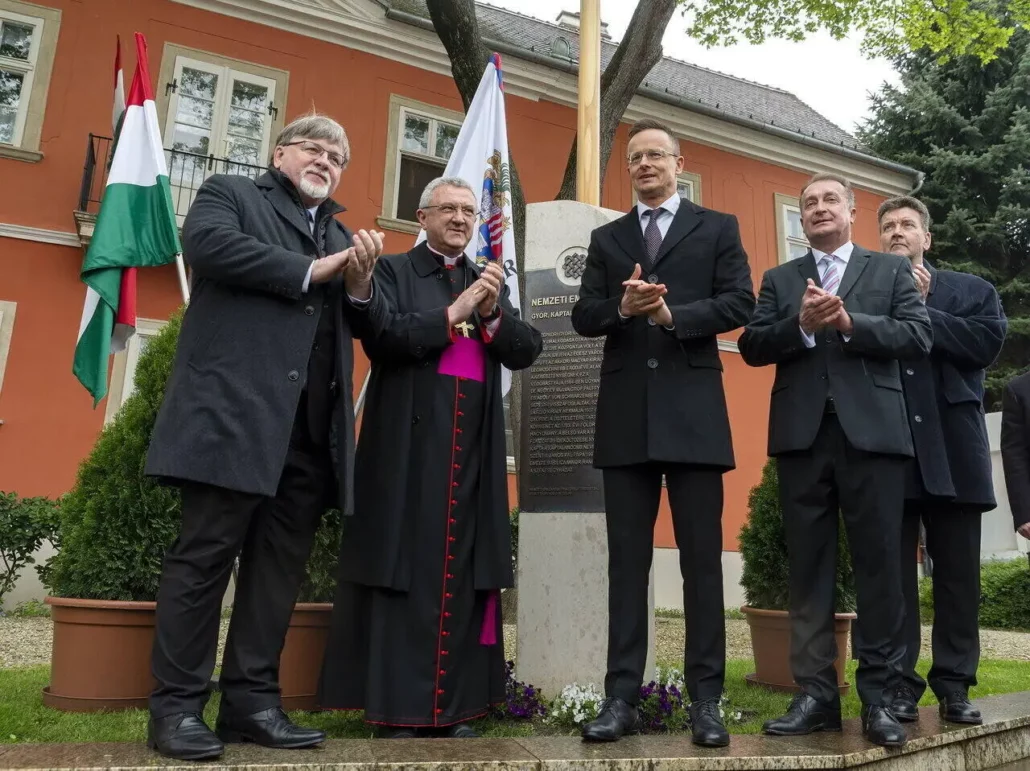 Péter Szijjártó inauguration Christianity Győr