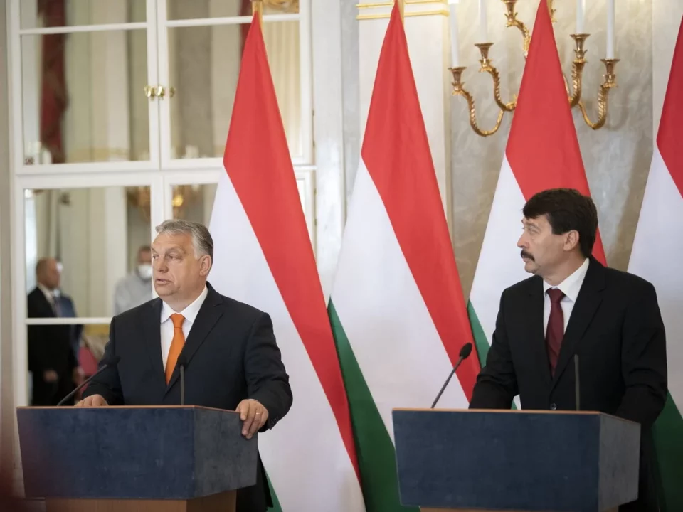 President János Áder and PM Viktor Orbán