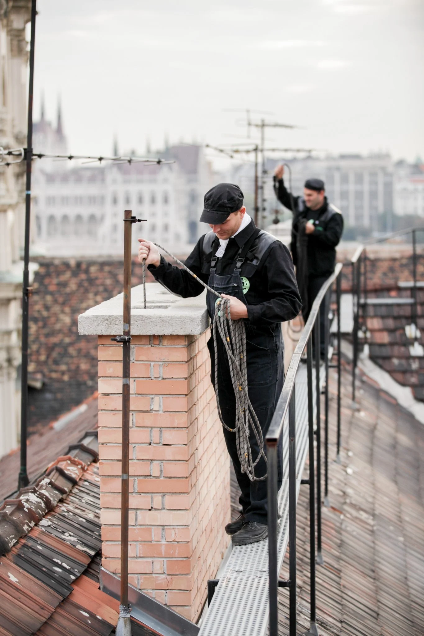 Chimney sweepers in Hungary