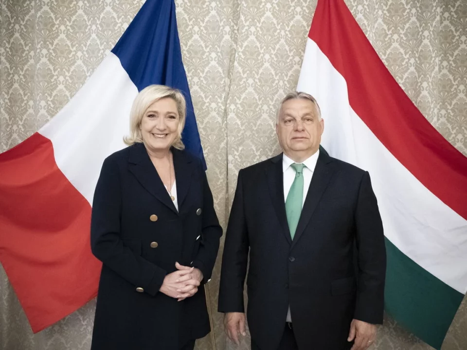 Viktor Orbán Le Pen Paris