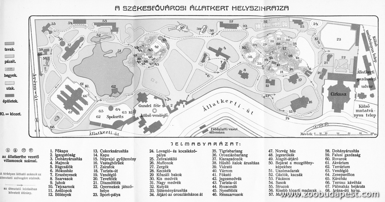 old map of zoo