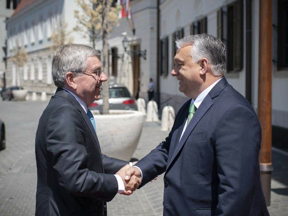 PM Orbán holds talks with IOC president Thomas Bach