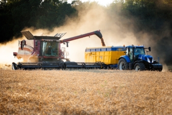 récolte tracteur agriculture grain