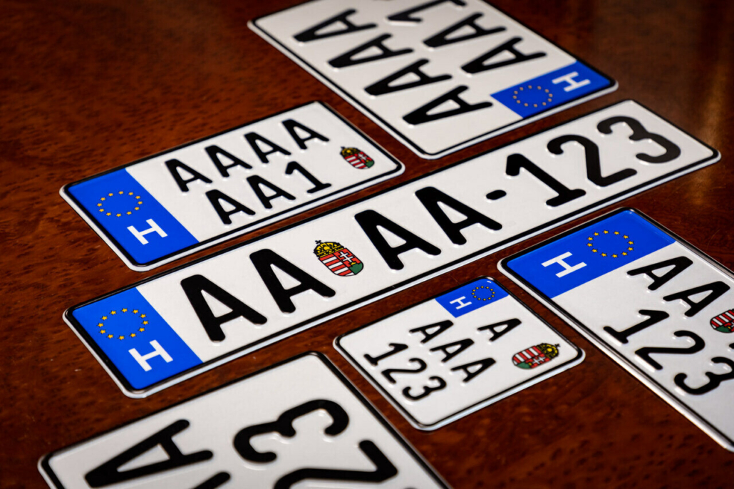 new hungarian licence plate july