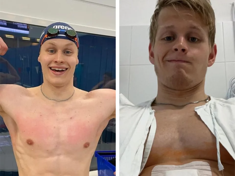 Norway swimmer Budapest hospital