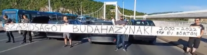 manifestación budapest budaházy