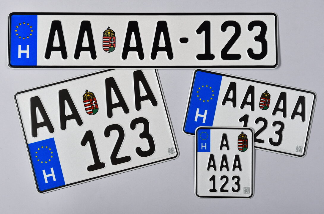 New Hungarian licence plates from 1 July - MTI/Demecs Zsolt