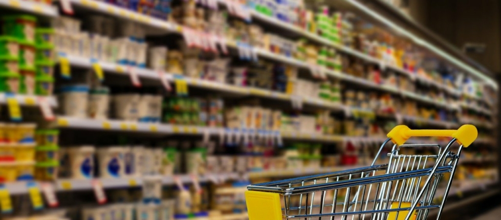 Lebensmittelinflation im Supermarkt