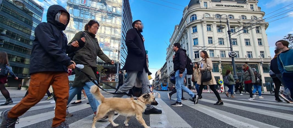 Budapest Hongrie gens citoyen rue compétitivité ue