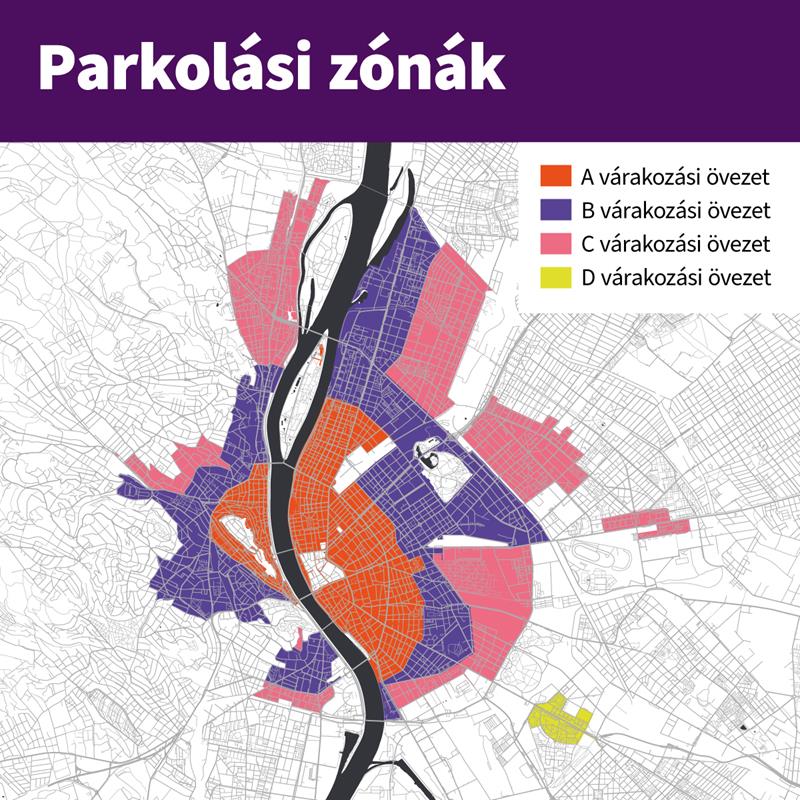 новые парковочные зоны в Будапеште