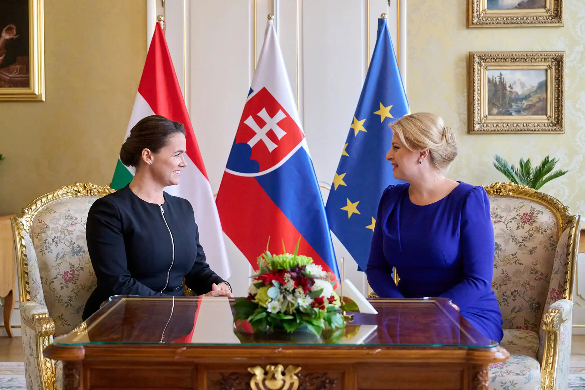 Photo of Fotografie: Oficiálna návšteva maďarského prezidenta na Slovensku