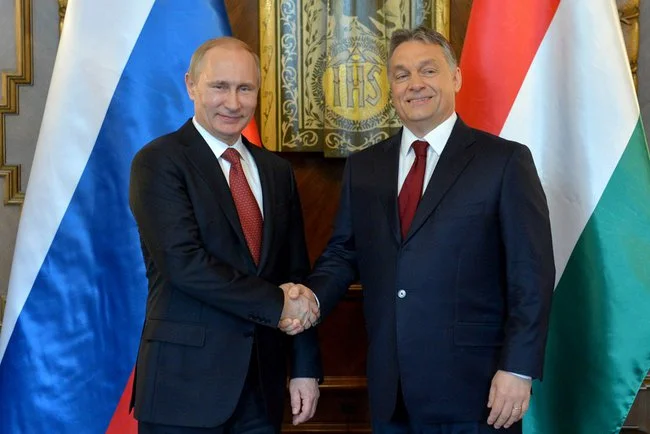 Orbán and Putin Russian gas