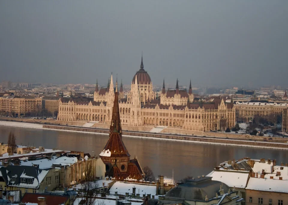 Weather Hungary Budapest winter cold