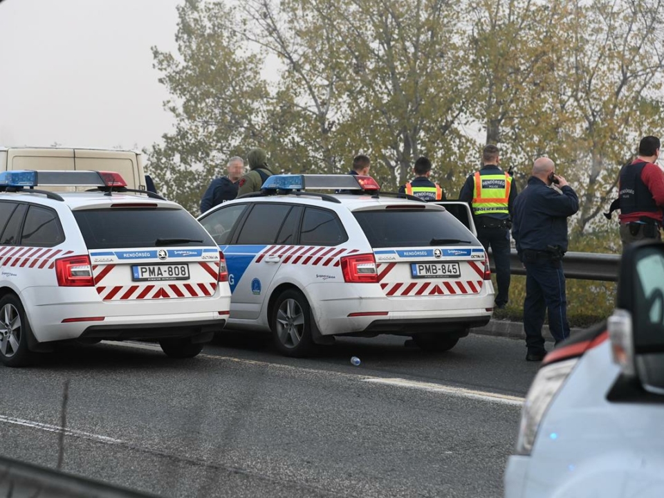 Video, photos: Car chase in Budapest, fleeing man shot at police