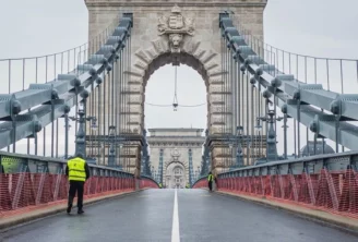 Chain Bridge Budapest reopened
