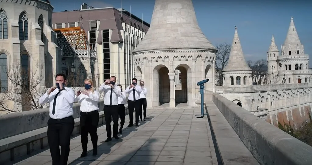 Budapest police Jerusalema world top